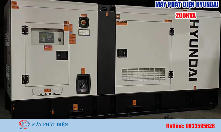 Máy phát điện Hyundai 200kva